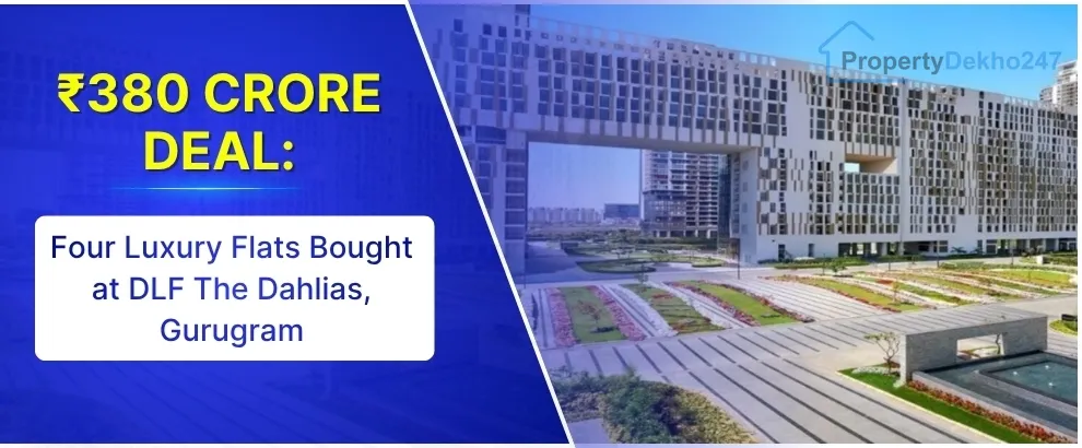 ₹380 Crore Deal: Four Luxury Flats Bought at DLF The Dahlias, Gurugram