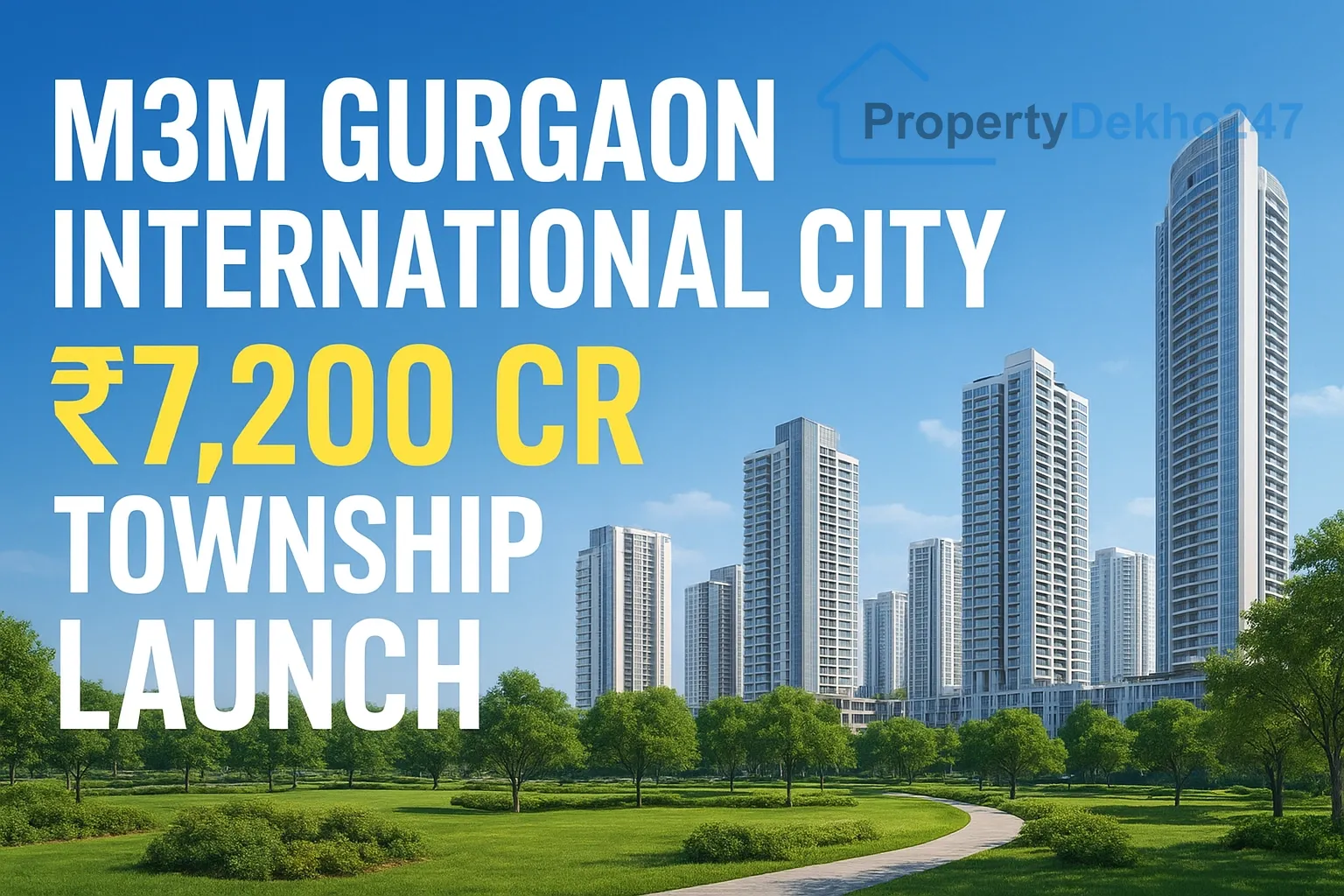 M3M Gurgaon International City: ₹7,200 Cr Township Launch