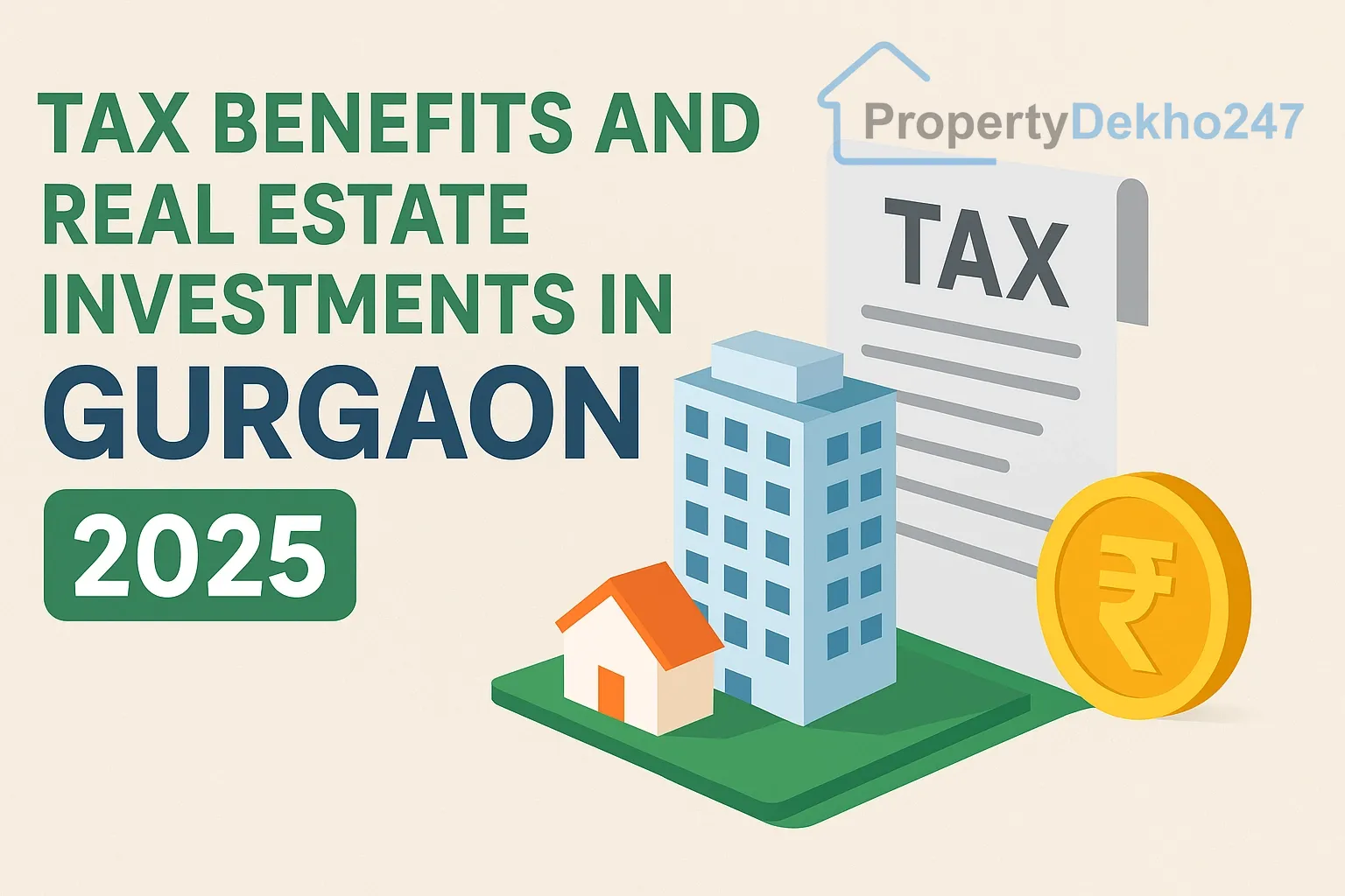 Tax Benefits & Real Estate Investments in Gurgaon 2025