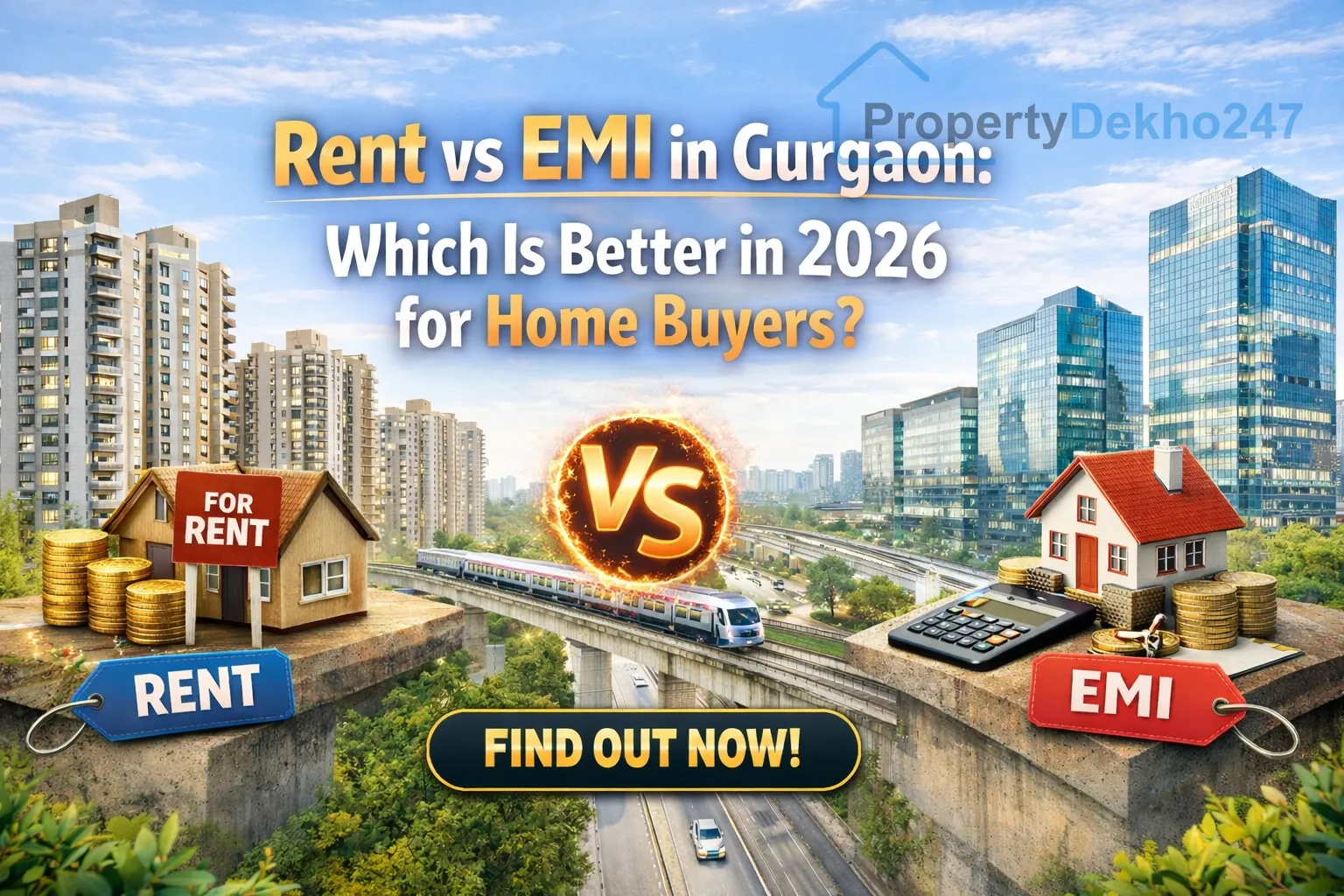 Rent vs EMI in Gurgaon: Which Is Better in 2026 for Home Buyers?