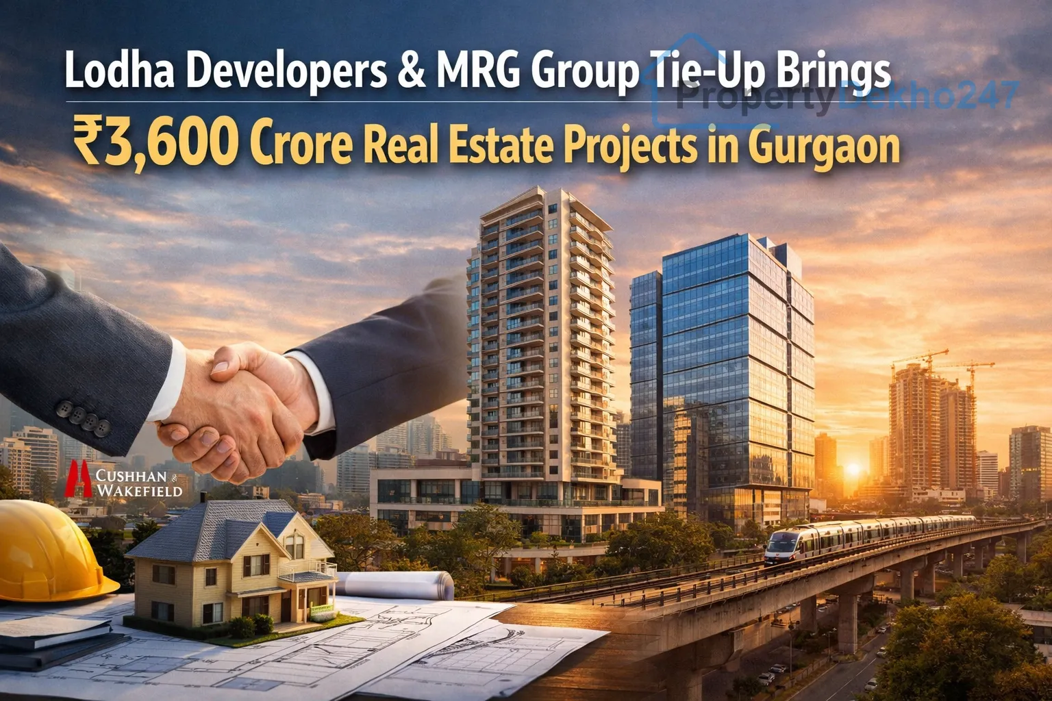 Lodha Developers & MRG Group Tie-Up Brings ₹3,600 Crore Real Estate Projects in Gurgaon