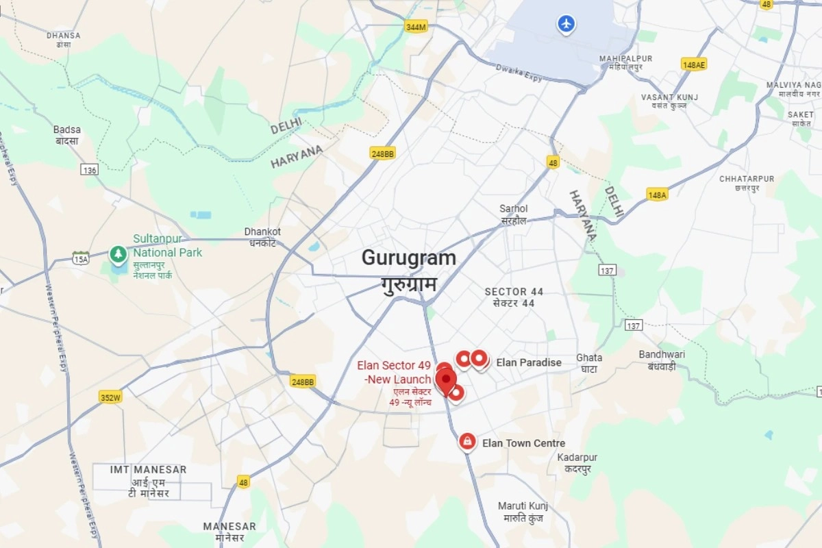 Elan The Statement Location Map