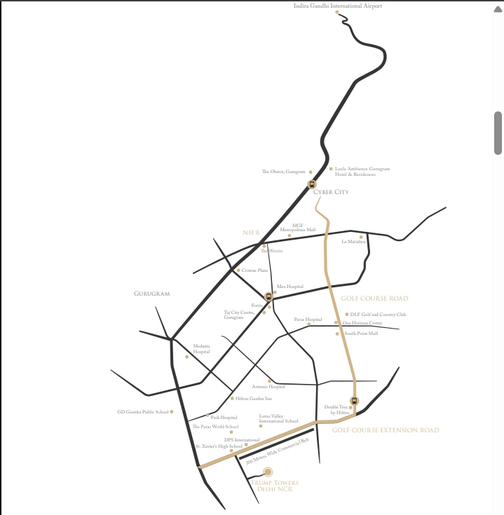 Trump Tower Location Map