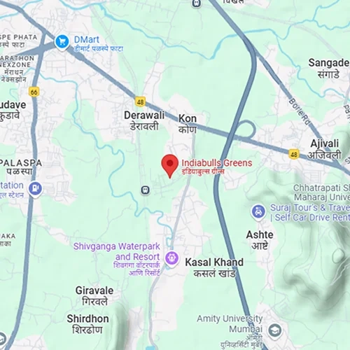 Indiabulls Green Avenue Location & Connectivity Location Map