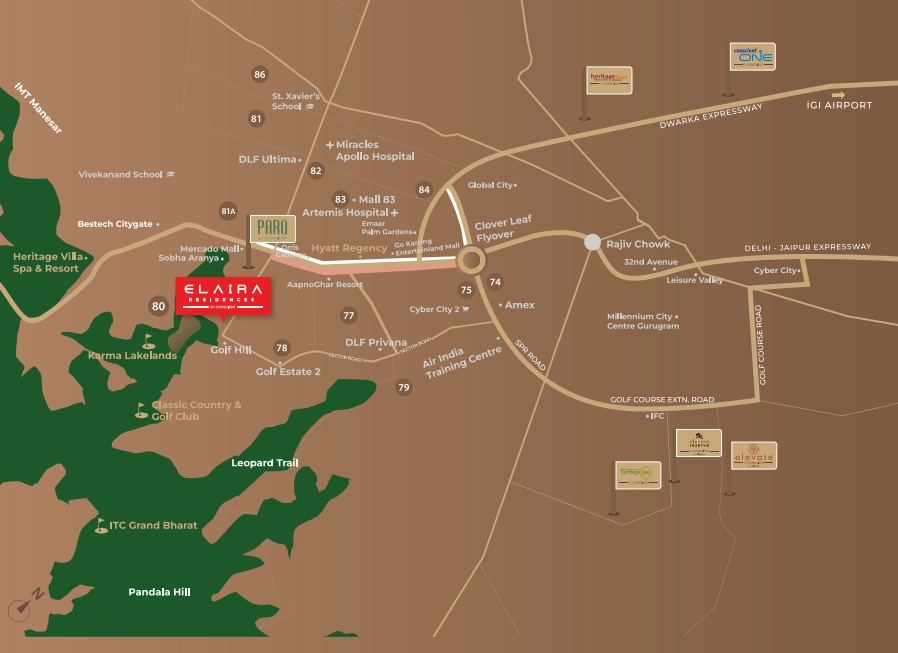 Conscient Elaira Residences Phase 2 Location Map