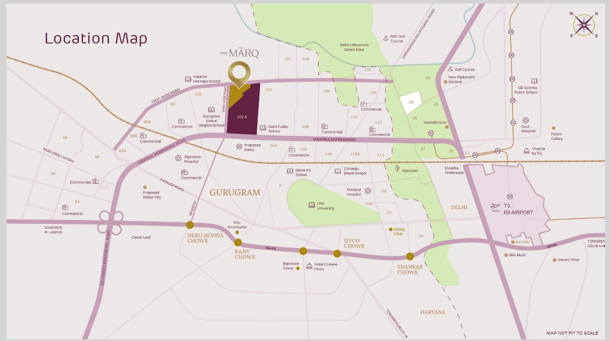 Adani 102A Location & Connectivity Location Map