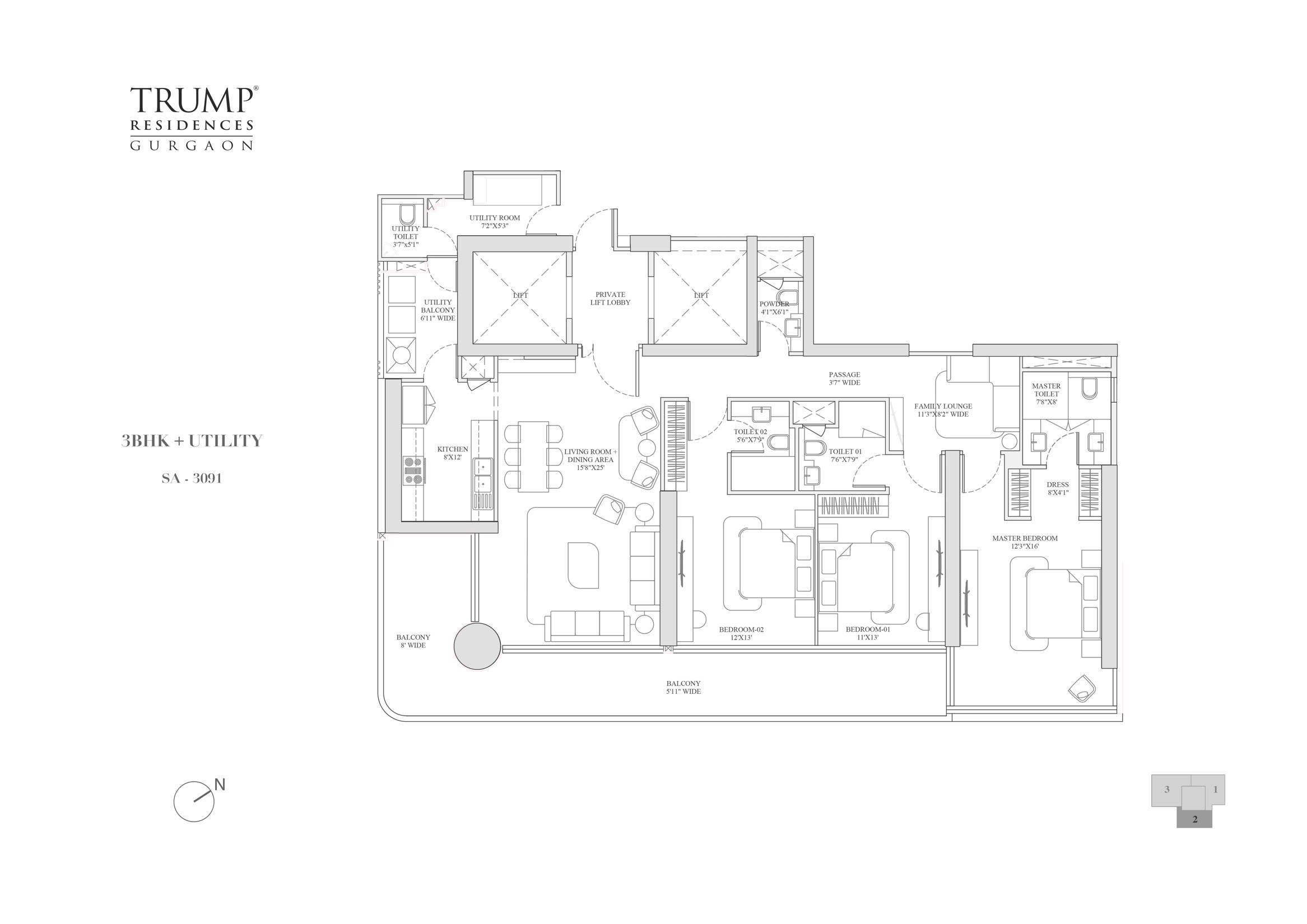 Trump Residences Gurgaon