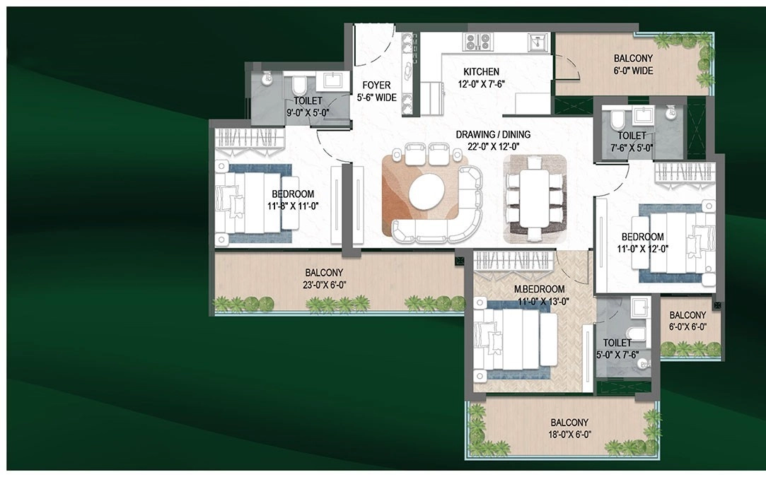 M3M Forestia West at GIC