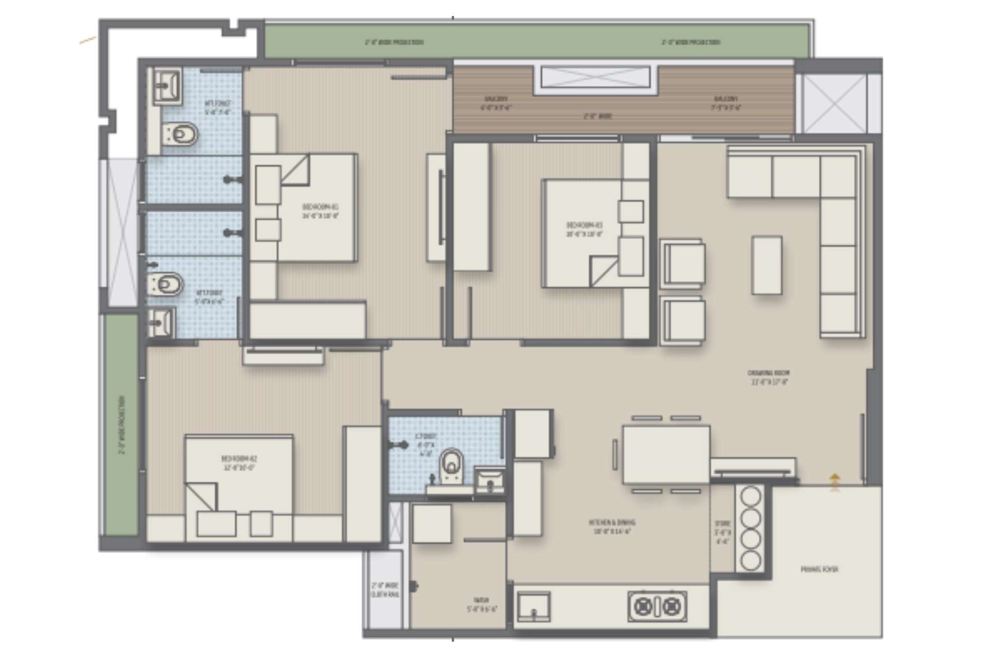 Trinity Sky Palazzo Residences