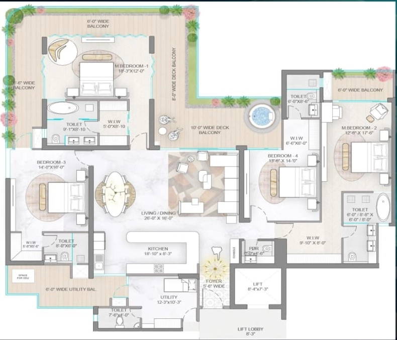 M3M Elie Saab at SCDA