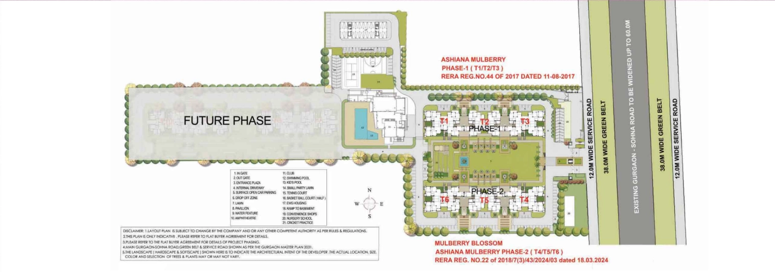 Ashiana Mulberry Blossom Master Plan